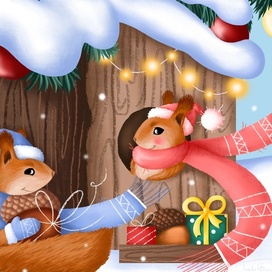 ❄✨Подарок белочке ✨🎁🐿