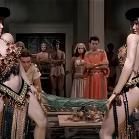 Dance of the Amazons at a celebration in ancient Rome