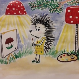 Hedgehog and open air