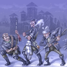 Post-apocalyptic hunters
