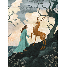 Illustration for the book «Cristal Rose and the Paths of Wisdom»