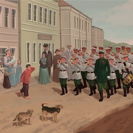 Улица Астрахани. 1892г.