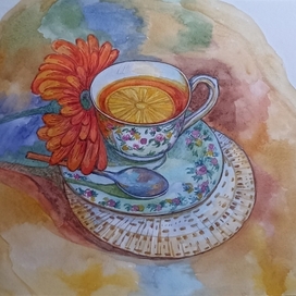 Tea with lemon