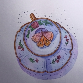 Butterrly in a cup