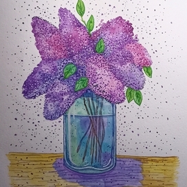 Bouquet of lilacs