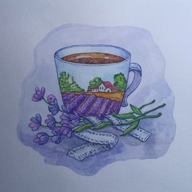 Tea with lavender