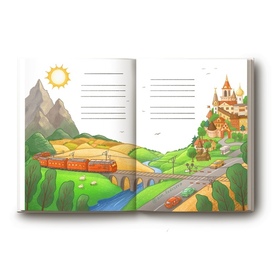Pages of a children's book