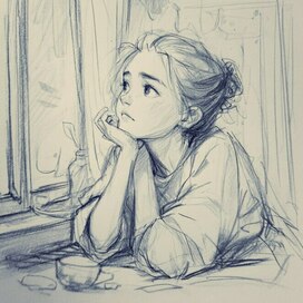 Pensive girl