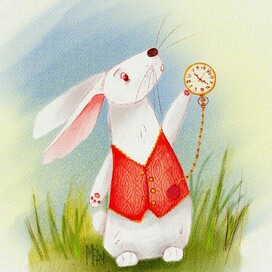 white rabbit