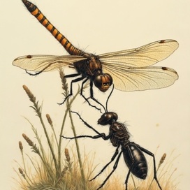 dragonfly and ant