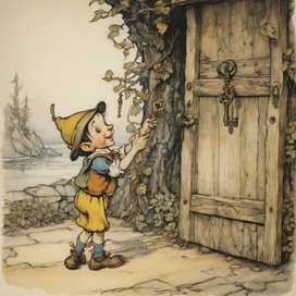 Papa Carlo's closet