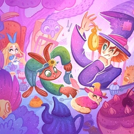 Alice at the Mad Tea Party