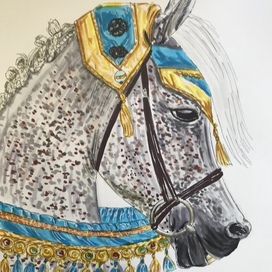 The horse 