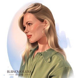 Portrait of a blonde
