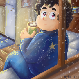 Snowy night