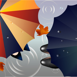 Cherbourg umbrellas