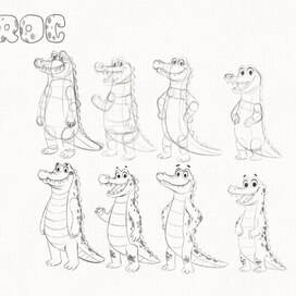 Croc — Character Design Sheet