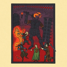 A clash in the volcano castle
