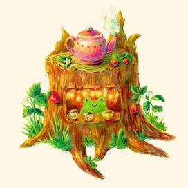 Forest teahouse