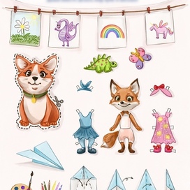 Illustrations for a children's magazine
