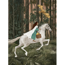 Illustration for the book «Cristal Rose and the Paths of Wisdom»