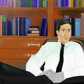 концепт арт Юрий Никулин - No Ai art