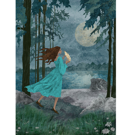 Illustration for the book «Cristal Rose and the Paths of Wisdom»
