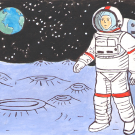 For the children's magazine "Lefty". Publishing house "Young Technician". Section "Lefty's Tasks". Published in the magazine. Artist Marat Bryzgalov.