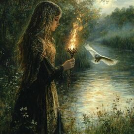 Illustration for the book "Grandma Vika's Tales"