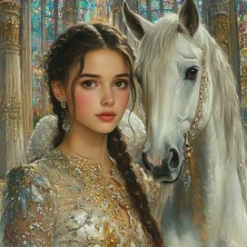 illustration for the book "Grandma Vika's Tales"