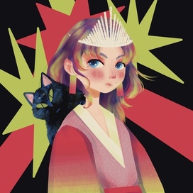 Neon Princess, for concept art and games