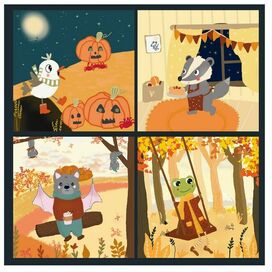 Illustrations from the Art Hygge Autumn Marathon