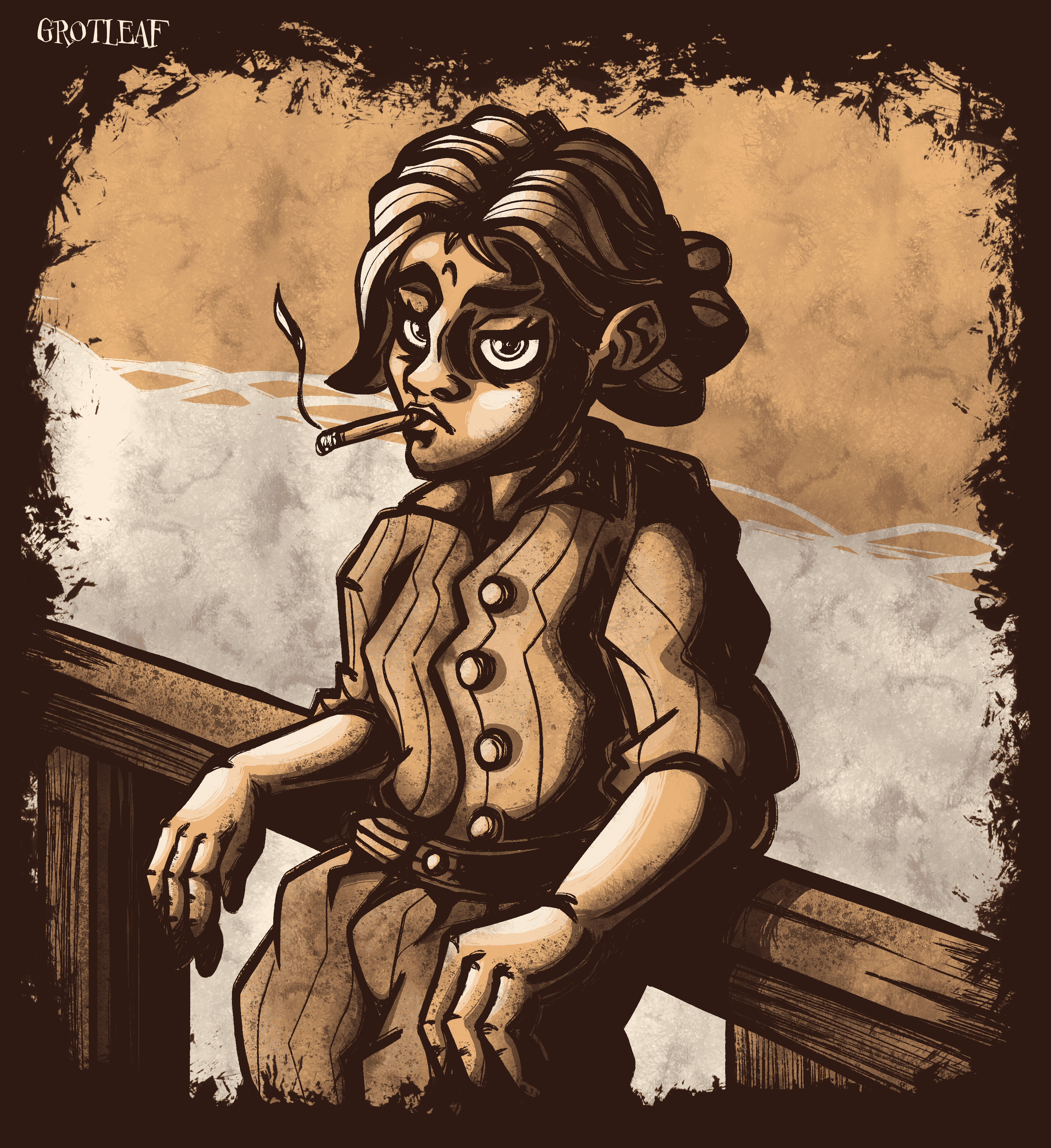 Don't judge. Exhaust fumes are more harmful than tobacco smoke.