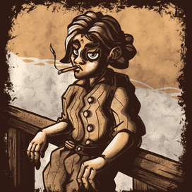 Don't judge. Exhaust fumes are more harmful than tobacco smoke.