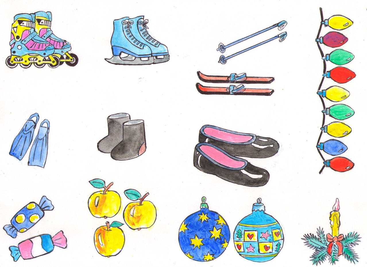 Screensavers. Game Room section. Children's magazine - Why? Young Technician publishing house. The illustration is published in the magazine. Artist Marat Bryzgalov.