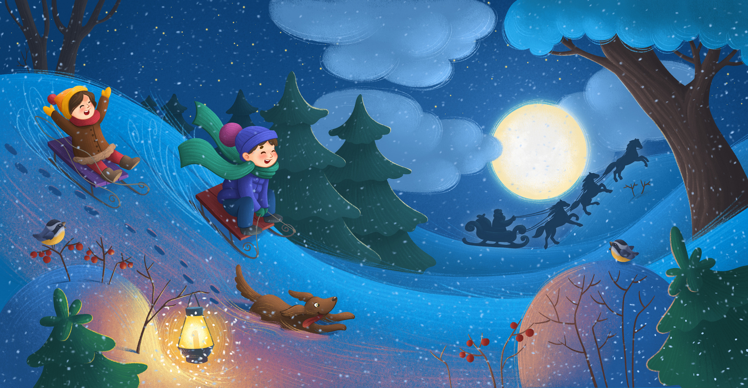 Иллюстрация для книги "Рождество"