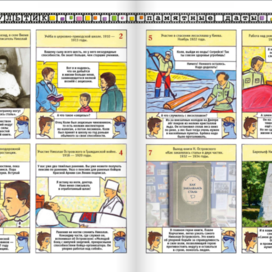 Illustrations for the children's magazine "Why? " Comic. Section - "Our cartoon" " Theme: Nikolai Alekseevich Ostrovsky - Soviet writer, author of the novel "How the Steel Was Tempered".