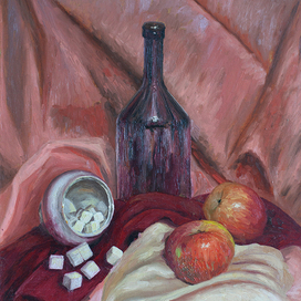 Натюрморт с яблоками