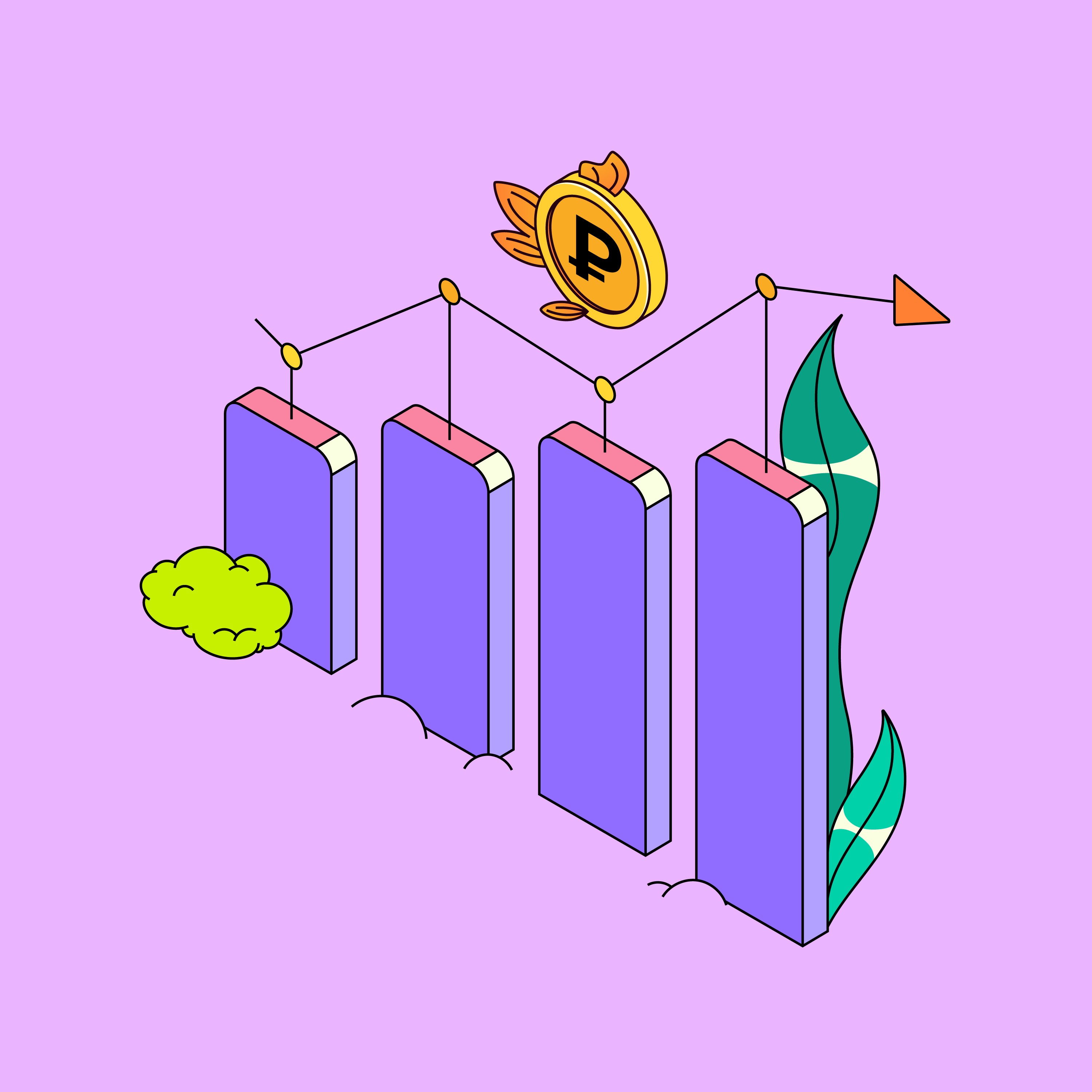 Financial Growth: Market Chart and Digital Currency