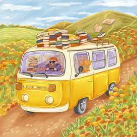 Rushing out of the bookstore