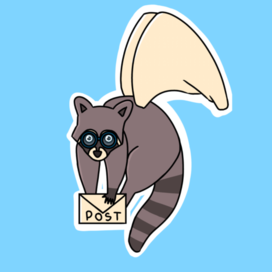 Енот-почтальон