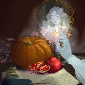 Светлана. Иллюстрация. Книжная обложка. Inktober