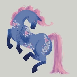 A horse featuring Vologda lacquered painting, for 2026 calendar