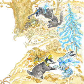 "New Year's Tale" by Viktor Lunin