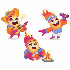 Brand character, mascot Ogonek