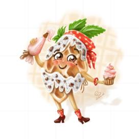 A croffle named Sweety