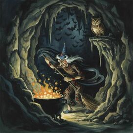 Gingema brews a potion