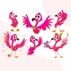 Brand character Flamingo Boom
