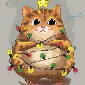 Новогодний котик