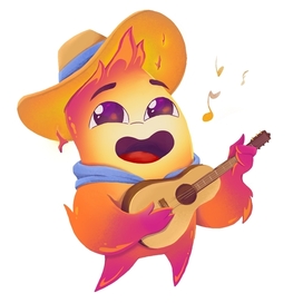 Brand character Ogonyok